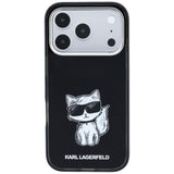 Karl Lagerfeld iPhone 17 Pro/iPhone 18 Pro Deksel Choupette Sketch Svart