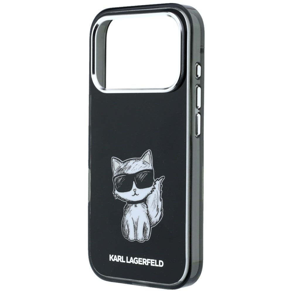 Karl Lagerfeld iPhone 17 Pro/iPhone 18 Pro Deksel Choupette Sketch Svart