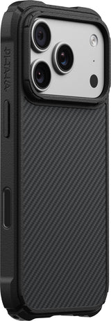 Pitaka iPhone 17 Pro/iPhone 18 Pro Deksel Cairn MagSafe Black/Grey Twill