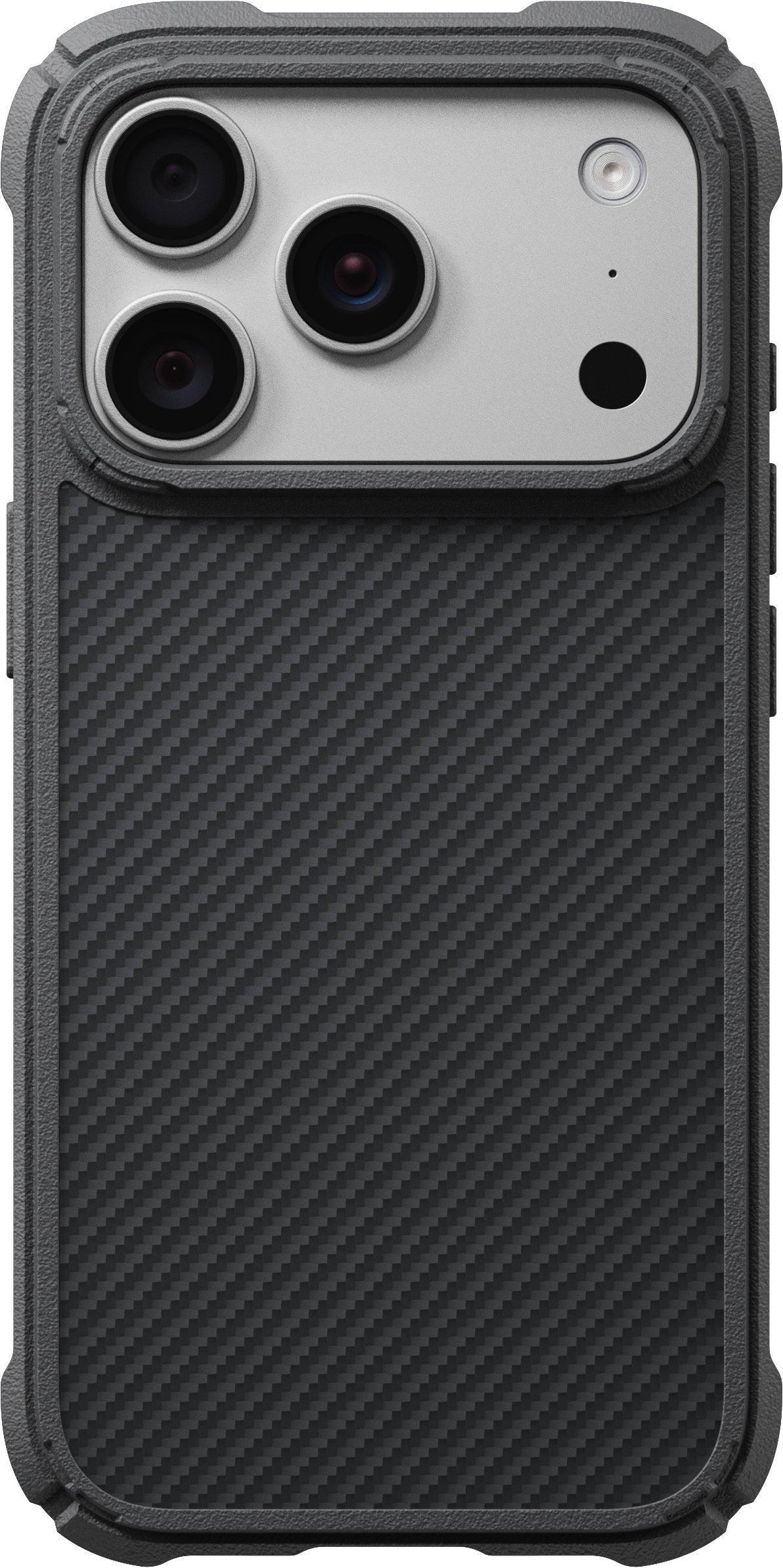 Pitaka iPhone 17 Pro/iPhone 18 Pro Deksel Cairn MagSafe Black/Grey Twill