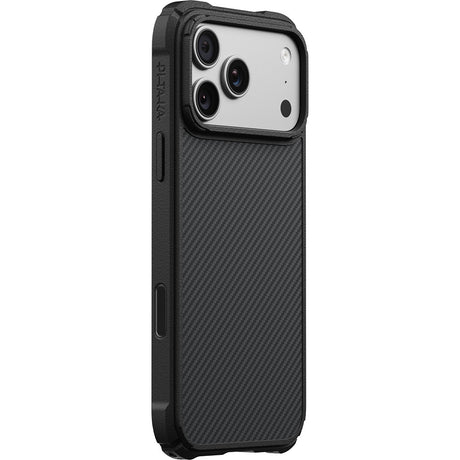 Pitaka iPhone 17 Pro Max/iPhone 18 Pro Max Deksel Cairn MagSafe Black/Grey Twill