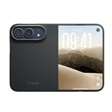 Pitaka iPhone Duo Deksel Edge MagSafe Full Set Black/Grey Twill
