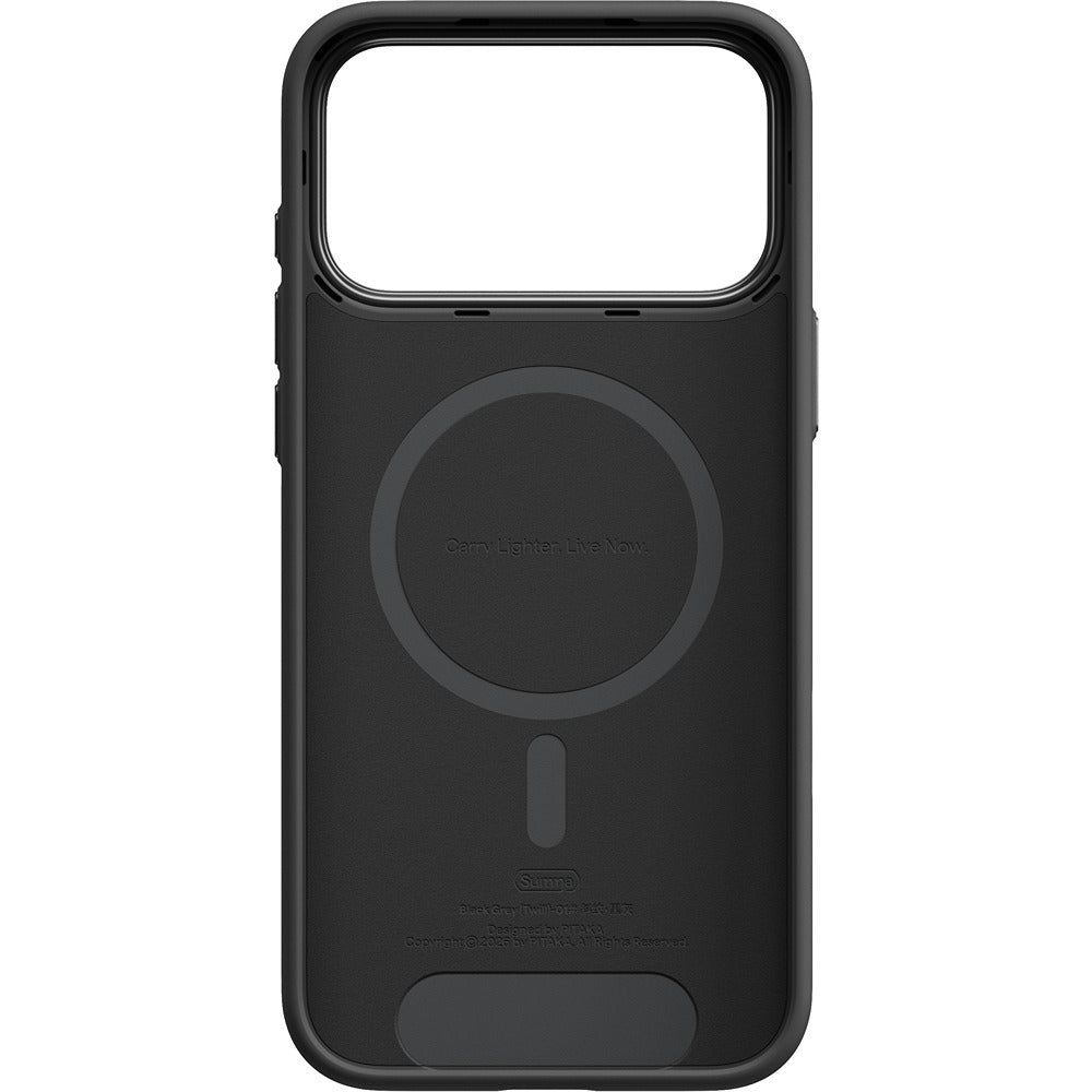 Pitaka iPhone 17 Pro Max/iPhone 18 Pro Max Deksel Summa MagSafe Black/Grey Twill
