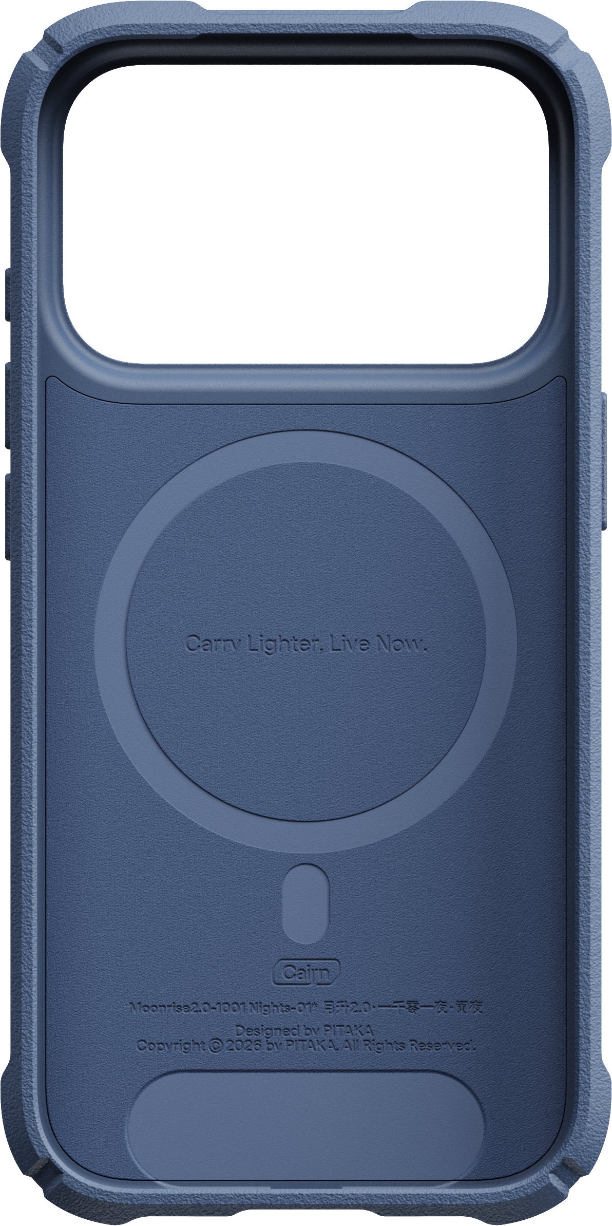 Pitaka iPhone 17 Pro/iPhone 18 Pro Deksel Cairn MagSafe Midnight