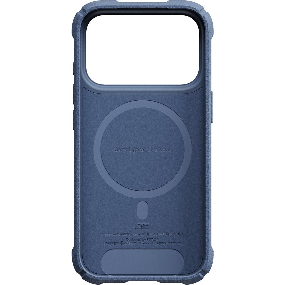 Pitaka iPhone 17 Pro/iPhone 18 Pro Deksel Cairn MagSafe Midnight