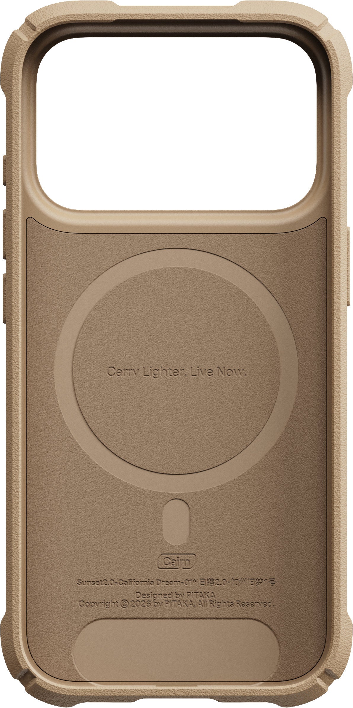 Pitaka iPhone 17 Pro/iPhone 18 Pro Deksel Cairn MagSafe California Dream-01