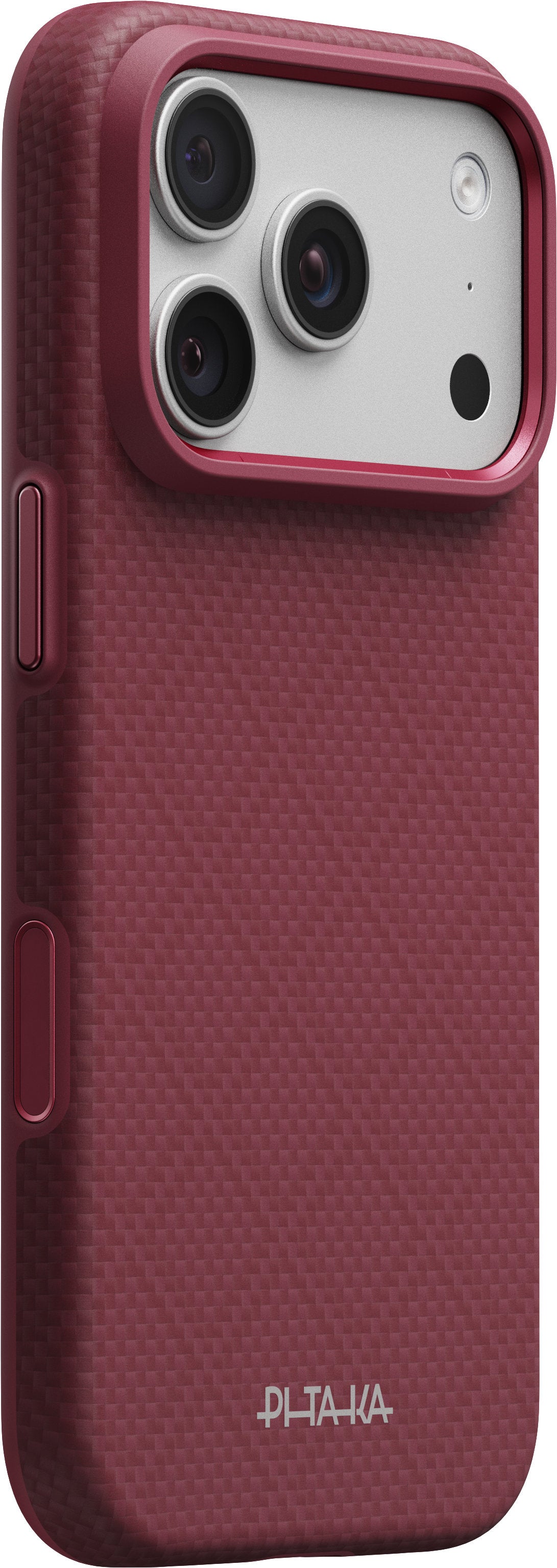 Pitaka iPhone 17 Pro/iPhone 18 Pro Deksel Summa MagSafe Argyle Burgundy