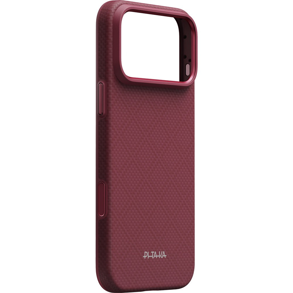 Pitaka iPhone 17 Pro Max/iPhone 18 Pro Max Deksel Summa MagSafe Argyle Burgundy