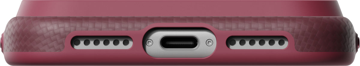 Pitaka iPhone 17 Pro Max/iPhone 18 Pro Max Deksel Summa MagSafe Argyle Burgundy