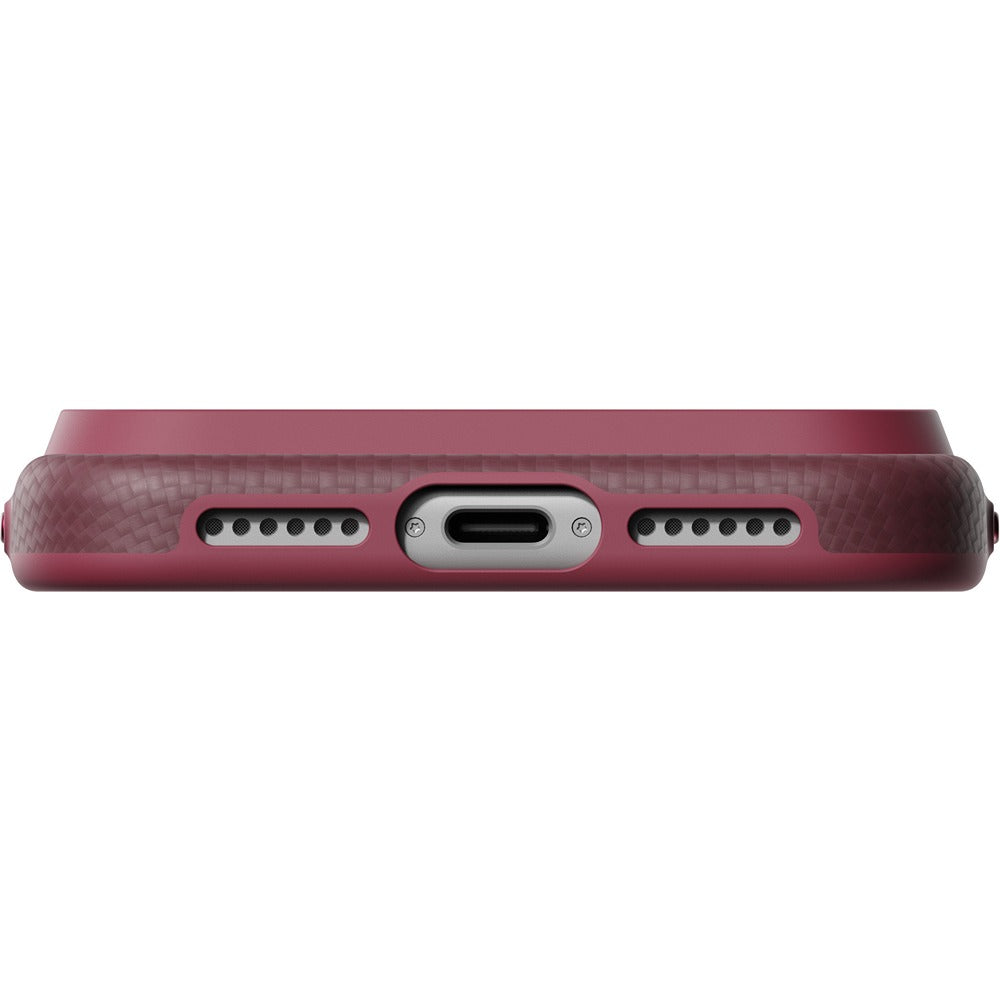 Pitaka iPhone 17 Pro Max/iPhone 18 Pro Max Deksel Summa MagSafe Argyle Burgundy
