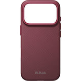 Pitaka iPhone 17 Pro/iPhone 18 Pro Deksel Summa MagSafe Argyle Burgundy