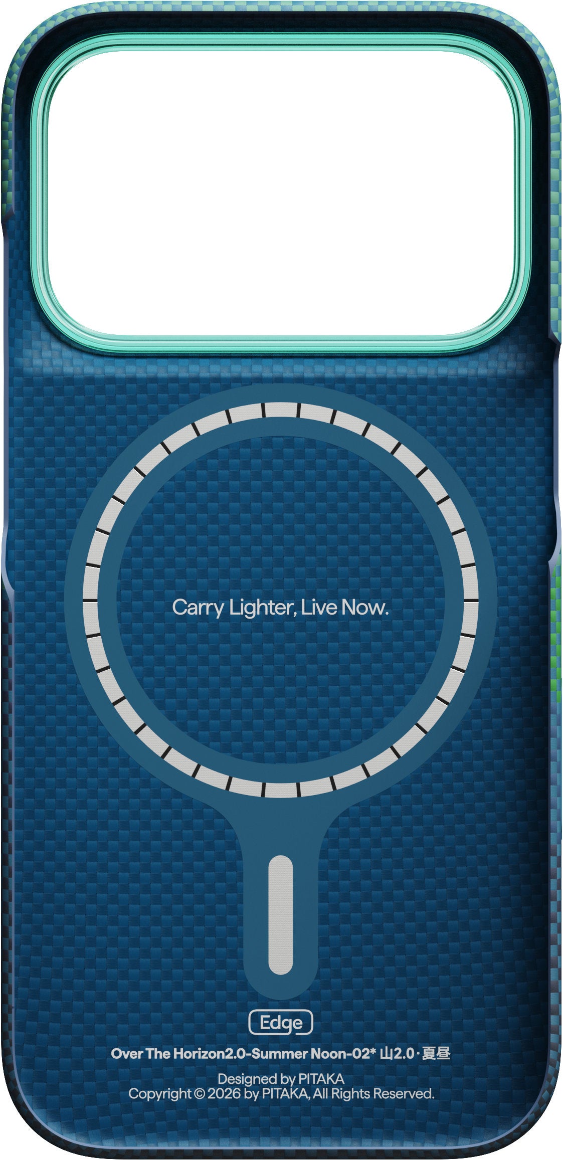 Pitaka iPhone 17 Pro/iPhone 18 Pro Deksel Edge MagSafe Summer Noon