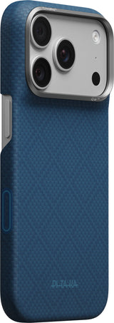 Pitaka iPhone 17 Pro/iPhone 18 Pro Deksel Edge MagSafe Argyle Abyss Blue