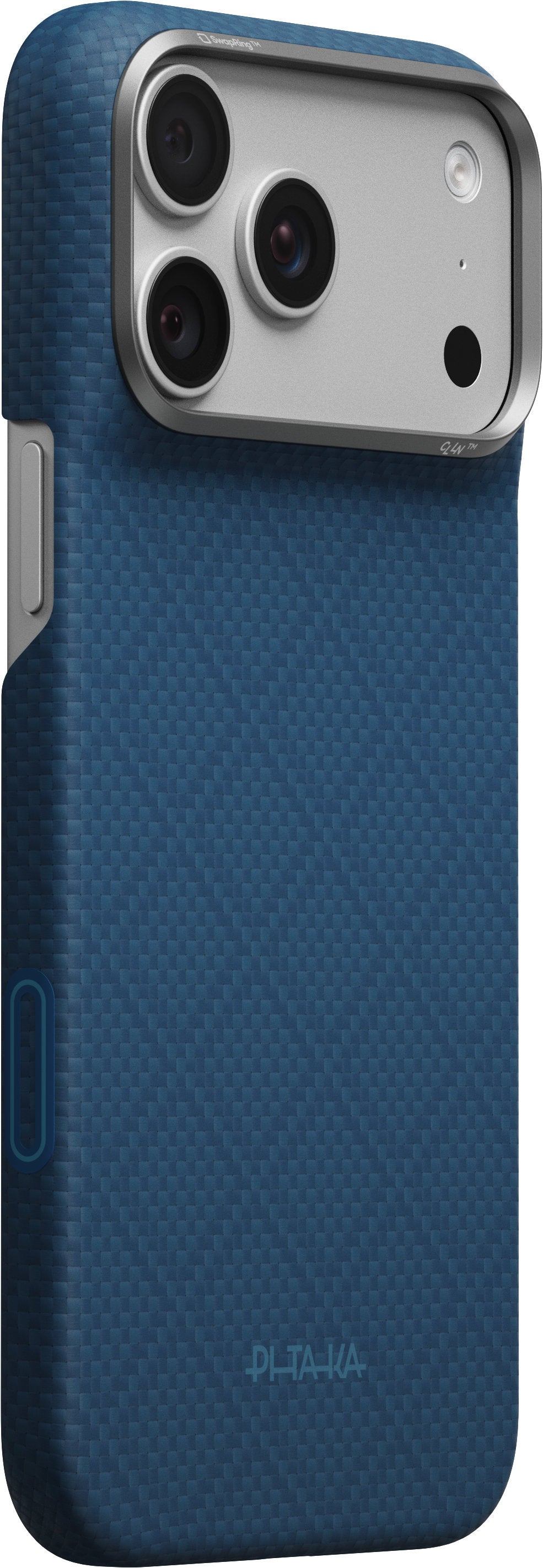 Pitaka iPhone 17 Pro Max/iPhone 18 Pro Max Deksel Edge MagSafe Argyle Abyss Blue