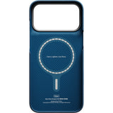 Pitaka iPhone 17 Pro Max/iPhone 18 Pro Max Deksel Edge MagSafe Argyle Abyss Blue