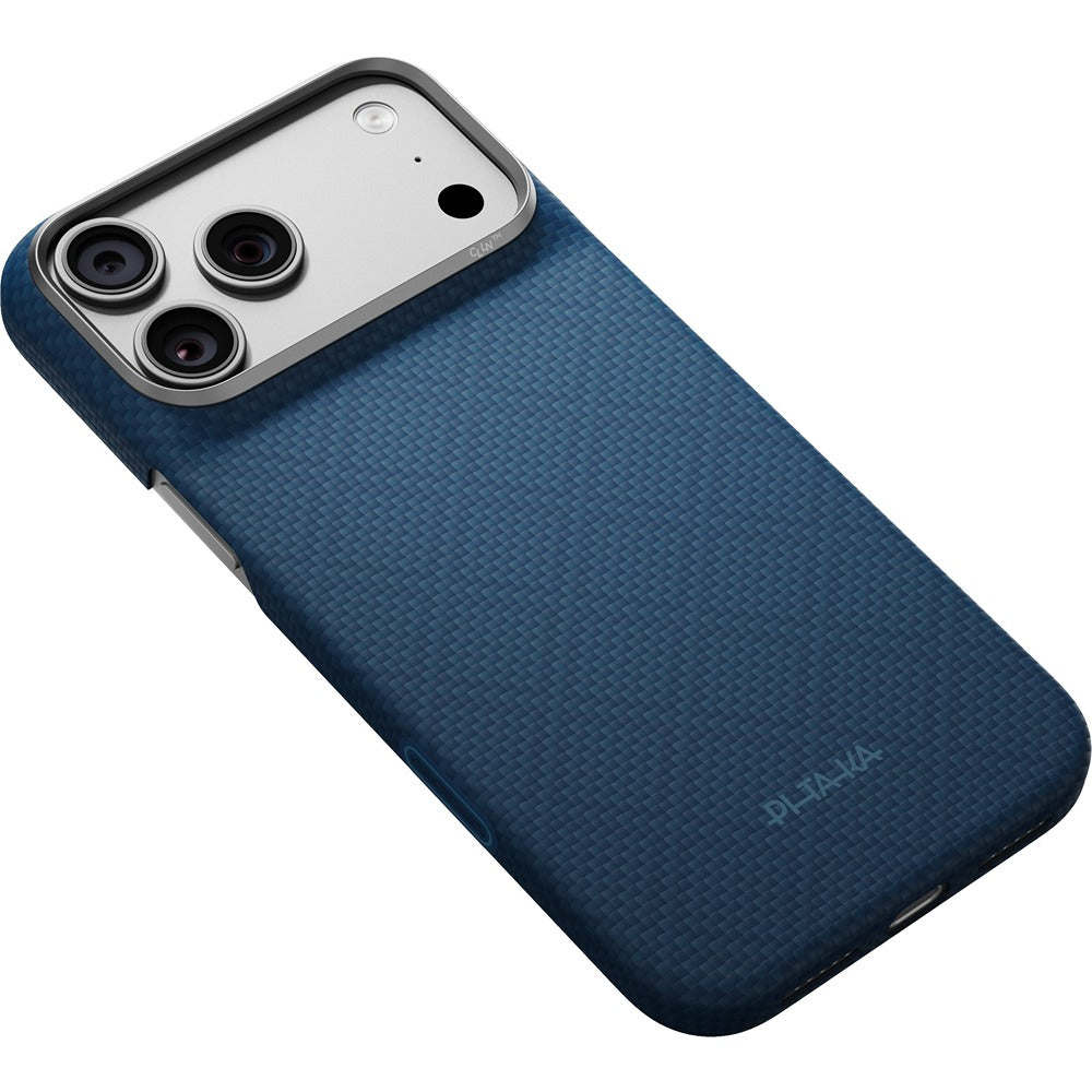 Pitaka iPhone 17 Pro Max/iPhone 18 Pro Max Deksel Edge MagSafe Argyle Abyss Blue