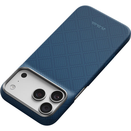 Pitaka iPhone 17 Pro Max/iPhone 18 Pro Max Deksel Edge MagSafe Argyle Abyss Blue