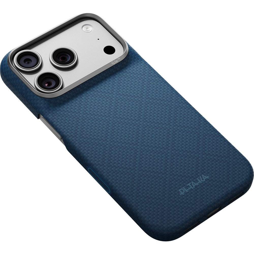 Pitaka iPhone 17 Pro/iPhone 18 Pro Deksel Edge MagSafe Argyle Abyss Blue