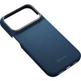 Pitaka iPhone 17 Pro/iPhone 18 Pro Deksel Edge MagSafe Argyle Abyss Blue