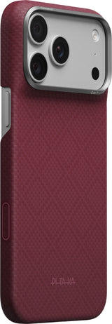 Pitaka iPhone 17 Pro Max/iPhone 18 Pro Max Deksel Edge MagSafe Argyle Burgundy