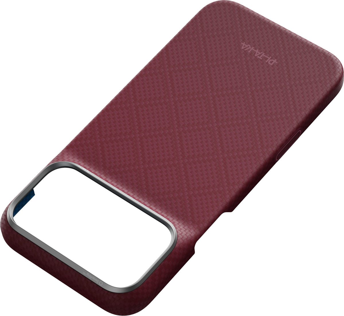 Pitaka iPhone 17 Pro Max/iPhone 18 Pro Max Deksel Edge MagSafe Argyle Burgundy