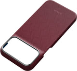 Pitaka iPhone 17 Pro Max/iPhone 18 Pro Max Deksel Edge MagSafe Argyle Burgundy