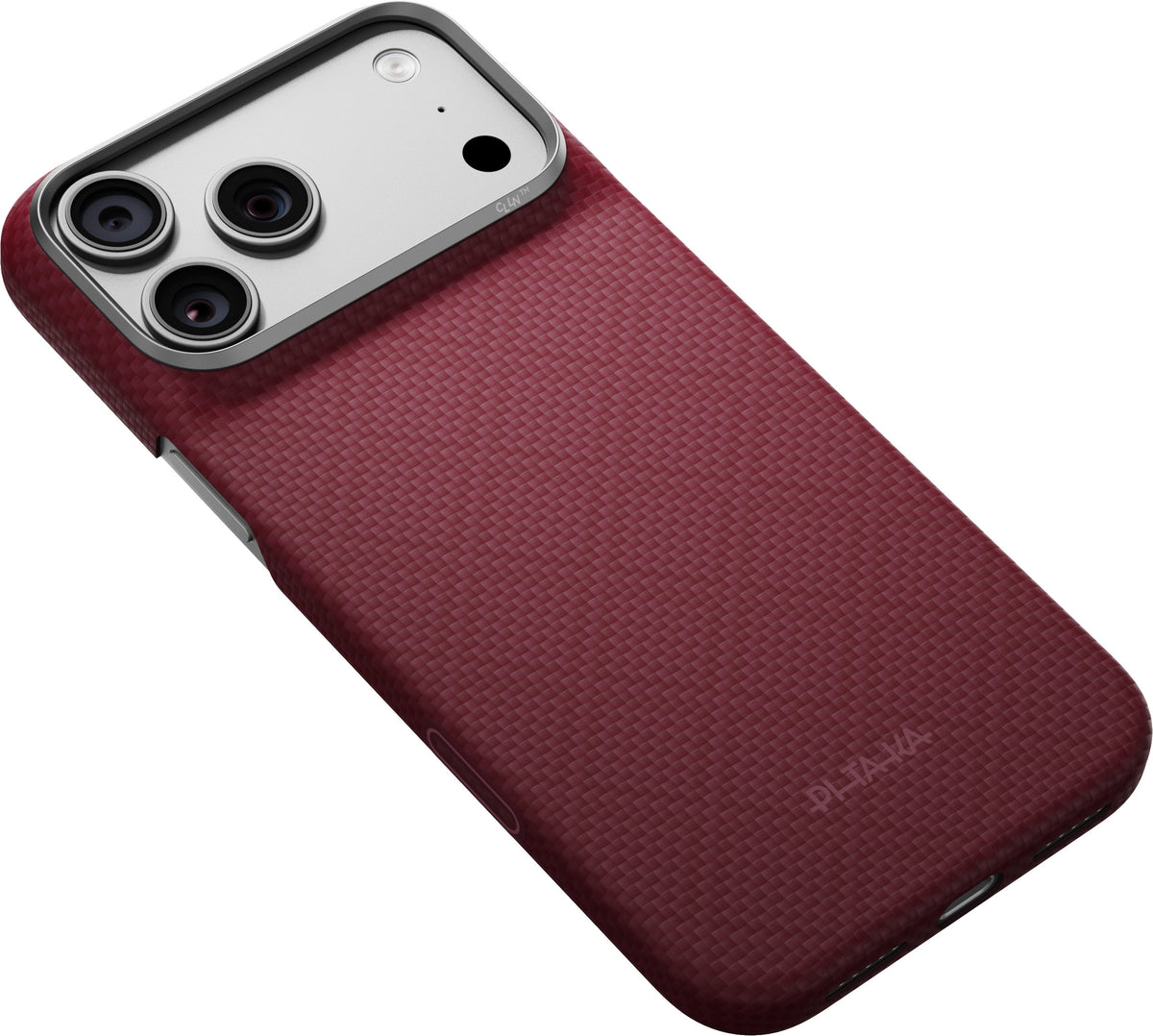 Pitaka iPhone 17 Pro Max/iPhone 18 Pro Max Deksel Edge MagSafe Argyle Burgundy