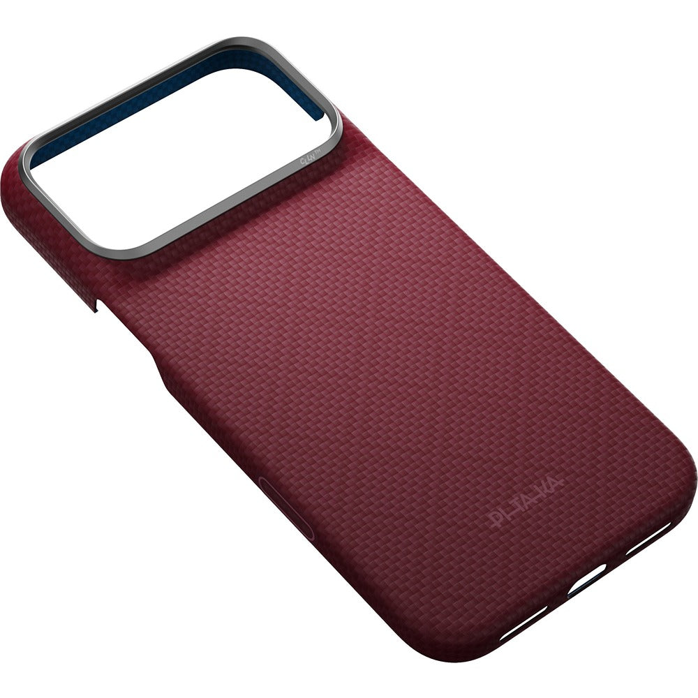 Pitaka iPhone 17 Pro Max/iPhone 18 Pro Max Deksel Edge MagSafe Argyle Burgundy