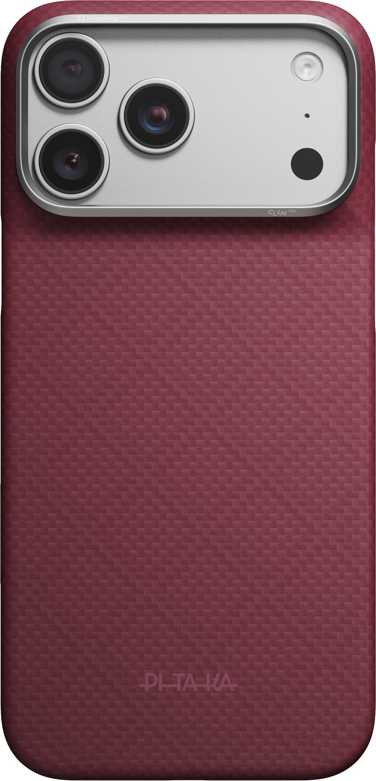Pitaka iPhone 17 Pro Max/iPhone 18 Pro Max Deksel Edge MagSafe Argyle Burgundy