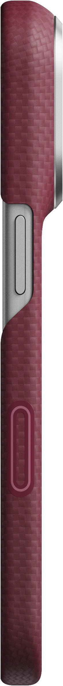 Pitaka iPhone 17 Pro/iPhone 18 Pro Deksel Edge MagSafe Argyle Burgundy