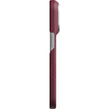 Pitaka iPhone 17 Pro/iPhone 18 Pro Deksel Edge MagSafe Argyle Burgundy