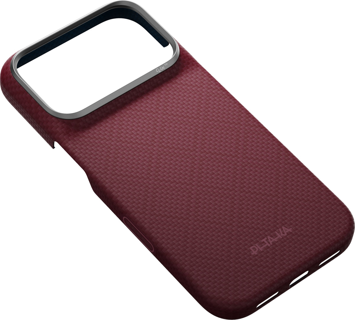 Pitaka iPhone 17 Pro/iPhone 18 Pro Deksel Edge MagSafe Argyle Burgundy