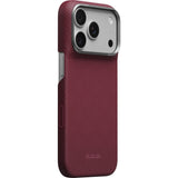 Pitaka iPhone 17 Pro/iPhone 18 Pro Deksel Edge MagSafe Argyle Burgundy