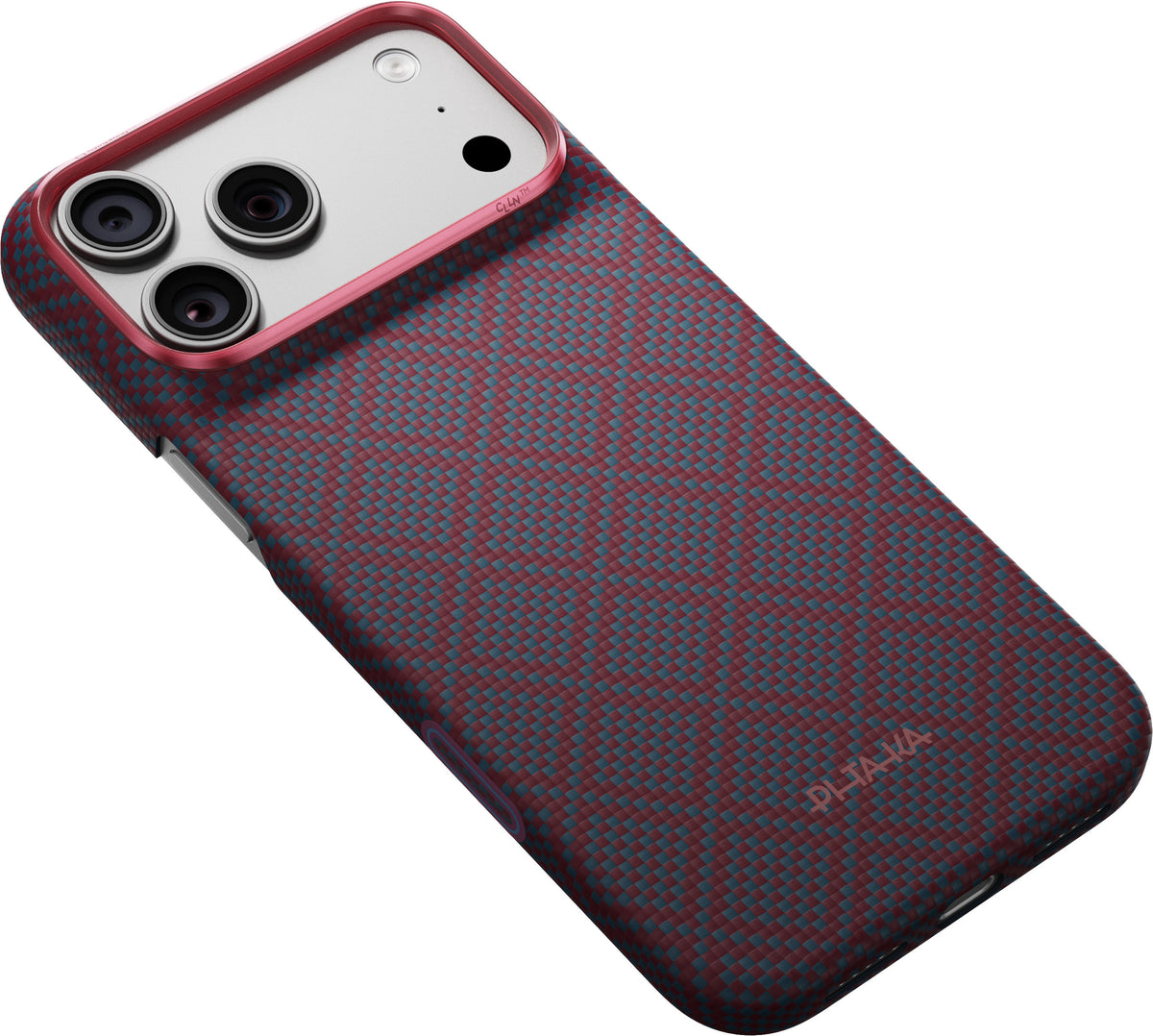 Pitaka iPhone 17 Pro Max/iPhone 18 Pro Max Deksel Edge MagSafe Argyle Blue's Red
