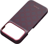 Pitaka iPhone 17 Pro/iPhone 18 Pro Deksel Edge MagSafe Argyle Blue's Red