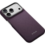 Pitaka iPhone 17 Pro/iPhone 18 Pro Deksel Edge MagSafe Charoite Purple