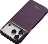 Pitaka iPhone 17 Pro/iPhone 18 Pro Deksel Edge MagSafe Charoite Purple