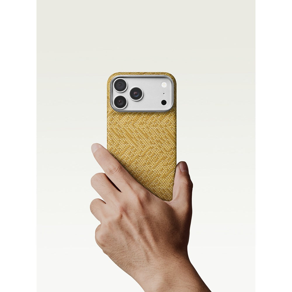 Pitaka iPhone 17 Pro Max/iPhone 18 Pro Max Deksel Edge MagSafe Golden Drift
