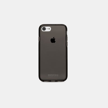 MobileFriend iPhone 7/8/SE Skal Seethrough Svart