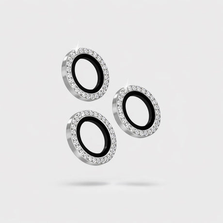 MobileFriend iPhone 17 Pro/iPhone 17 Pro Max Kameraskydd Linsring Bling