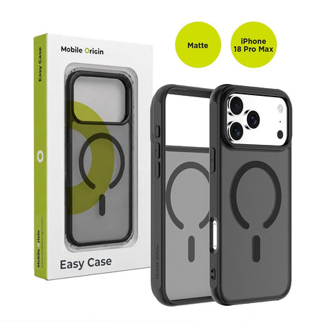 Mobile Origin iPhone 18 Pro Max Deksel Easy Case MagSafe Svart