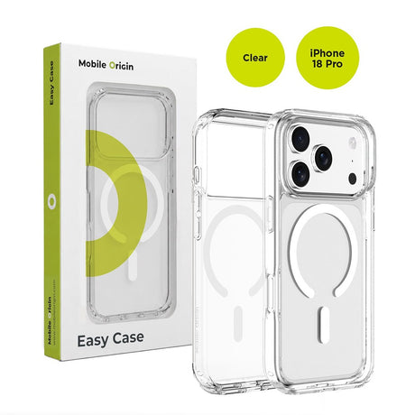Mobile Origin iPhone 18 Pro Deksel Easy Case MagSafe Klar