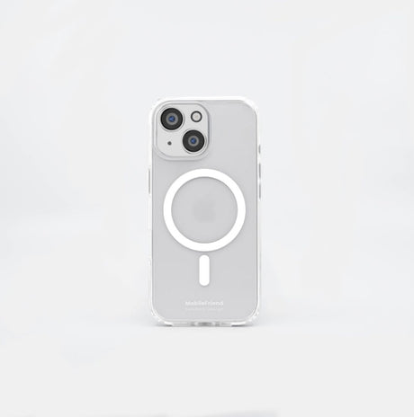 MobileFriend iPhone 13/14/15/16e/17e Skal MagSafe Vit