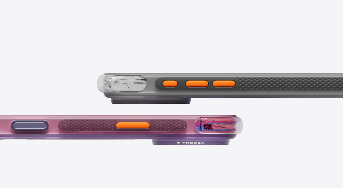 Torras iPhone 17 Pro Max Deksel Ostand Q3 Air Gawx Neon Night Muse