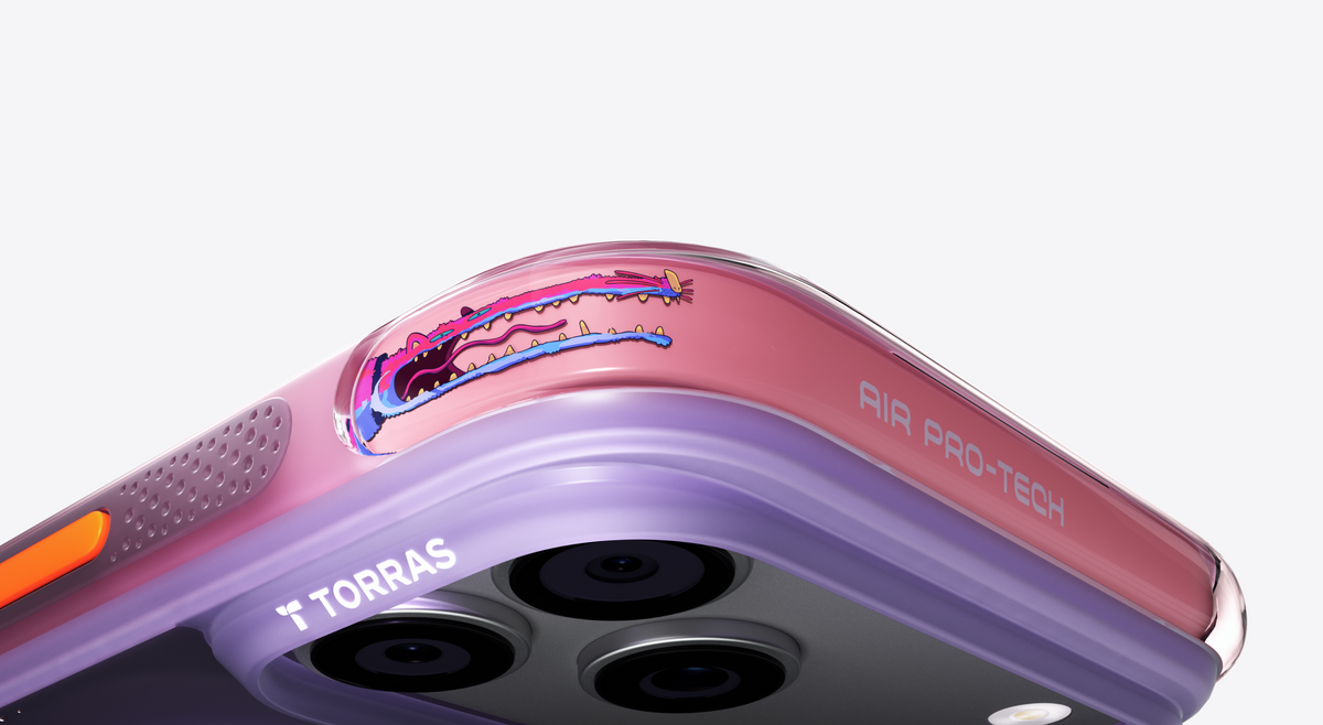 Torras iPhone 17 Pro Deksel Ostand Q3 Air Gawx Neon Night Muse