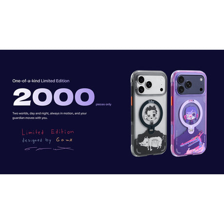 Torras iPhone 17 Pro Deksel Ostand Q3 Air Gawx Neon Night Muse