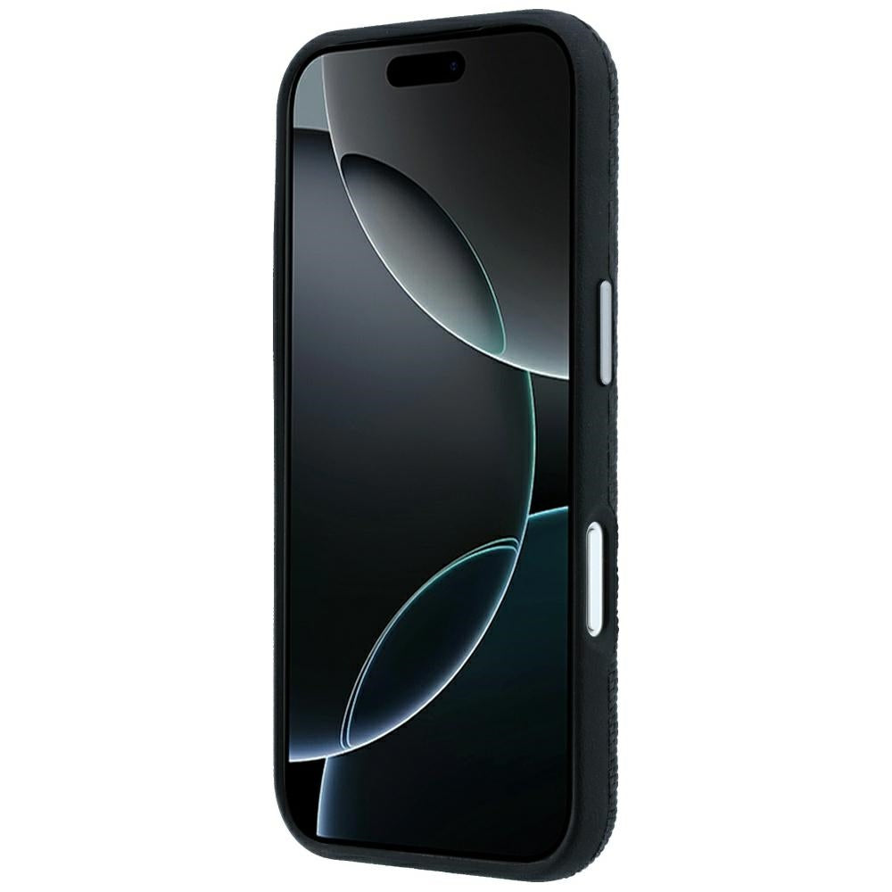 Mercedes Benz iPhone 17 Pro/iPhone 18 Pro Deksel i skinn med treeffekt Svart