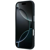 Mercedes Benz iPhone 17 Pro Max/iPhone 18 Pro Max Deksel i skinn med treeffekt Svart