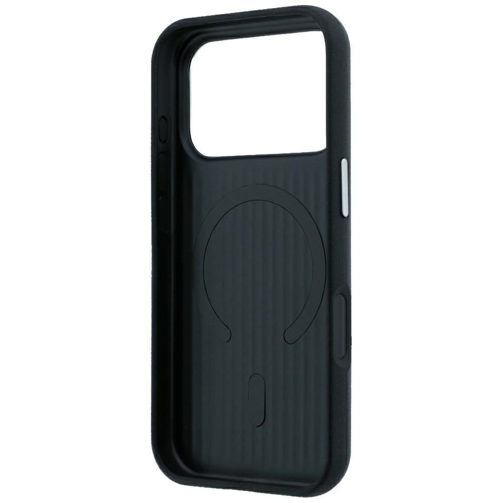 Mercedes Benz iPhone 17 Pro Max/iPhone 18 Pro Max Deksel Leather Iconic Line Svart