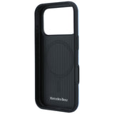 Mercedes Benz iPhone 17 Pro Max/iPhone 18 Pro Max Deksel Leather Iconic Line Blå